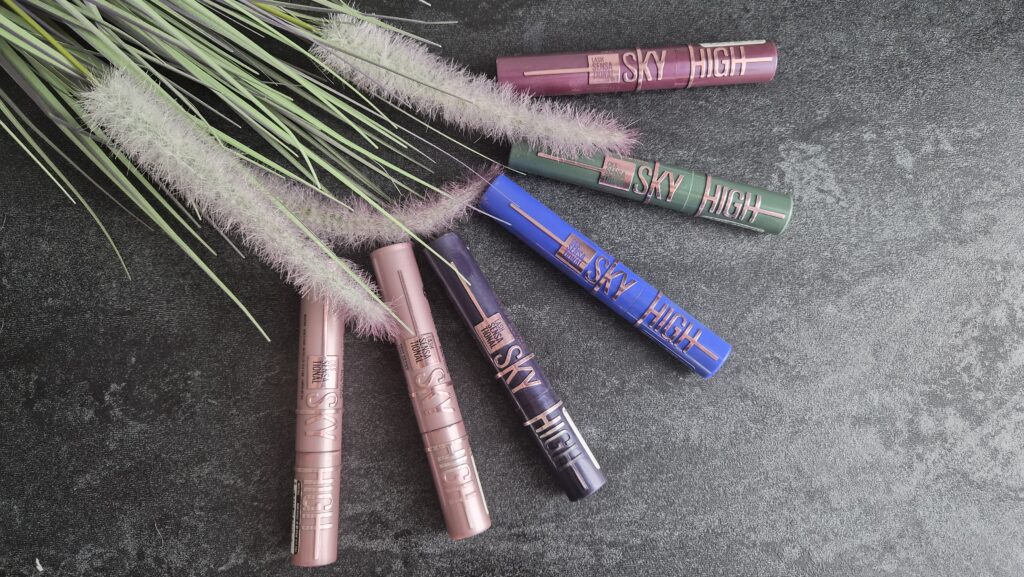 kolekcja tuszów do rzęs Maybelline Sky High