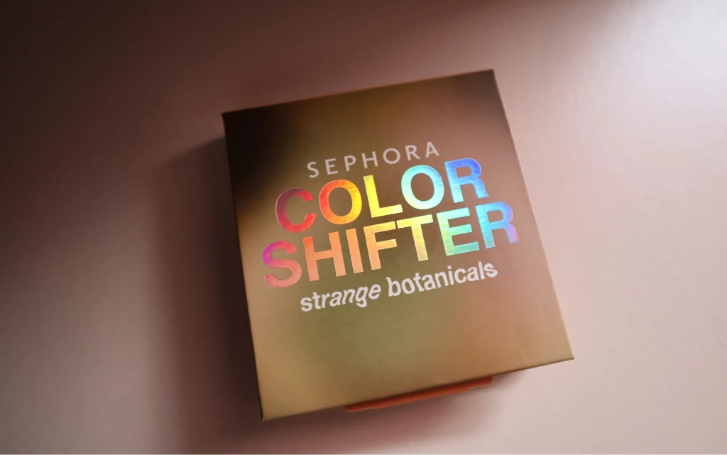 Zamknięte opakowanie paletki do cieni Sephora Collection Color Shifter Strange Botanicals 